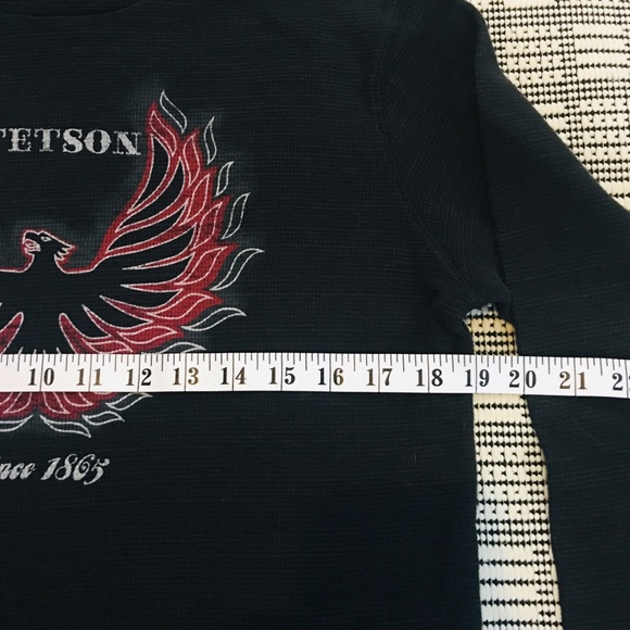 STETSON Pull-Over w/ Hood Men’s Med 100% cotton - Picture 3 of 8